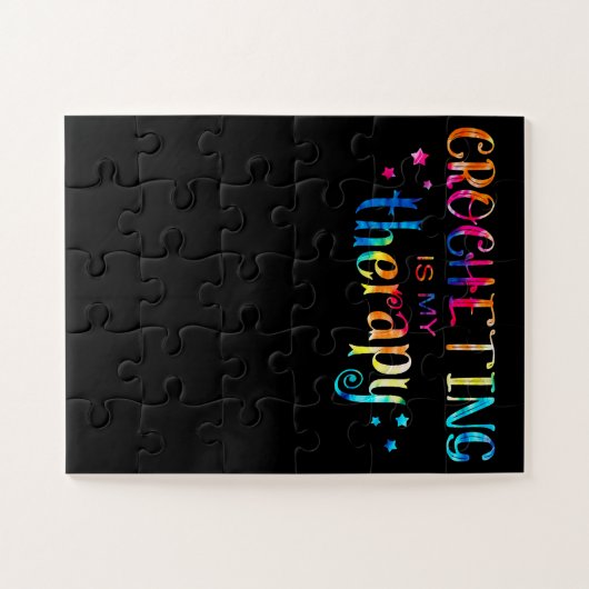 Crocheting is mijn verkrachting legpuzzel (Horizontaal)