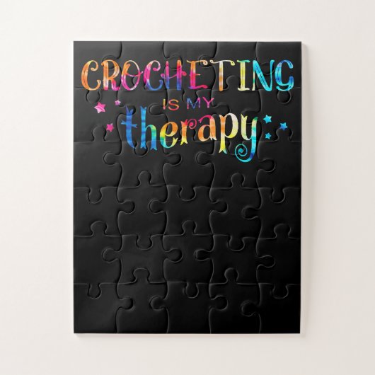 Crocheting is mijn verkrachting legpuzzel (Verticaal)