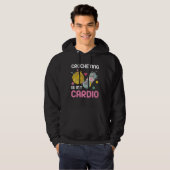 Crocheting Is My Cardio Quote Hoodie (Voorkant volledig)