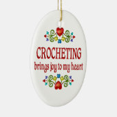 Crocheting Joy Keramisch Ornament (Rechts)
