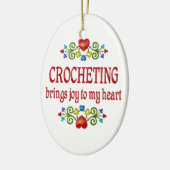 Crocheting Joy Keramisch Ornament (Links)