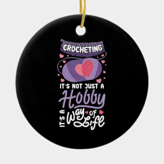 Crocheting Keramisch Ornament (Voorkant)