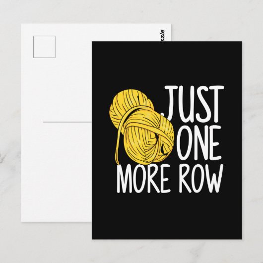 Crocheting Knitting Briefkaart (Voorkant / Achterkant)