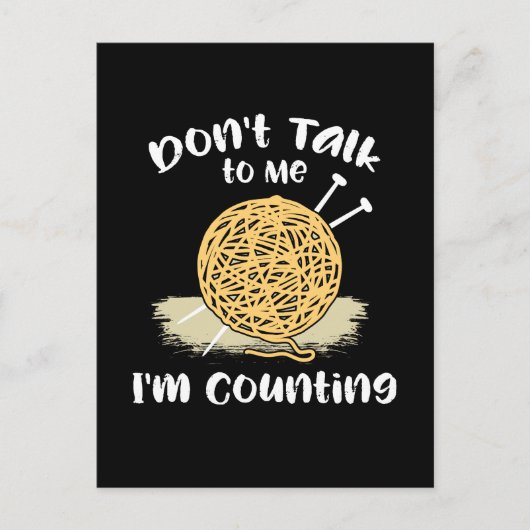 Crocheting Knitting Gift Briefkaart (Voorkant)