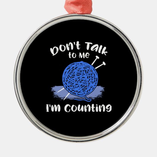 Crocheting Metalen Ornament (Voorkant)