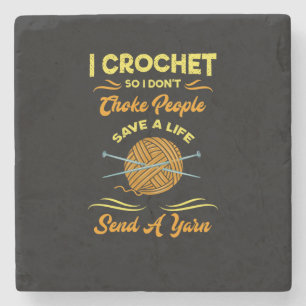 Crocheting Stenen Onderzetter