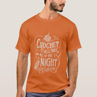 Crochetmeme Quotes meisje T-shirt