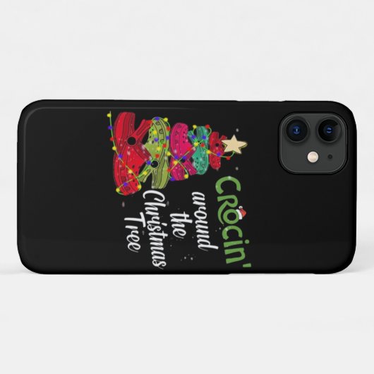 Crocin rond de kerst Case-Mate iPhone case (Achterkant (horizontaal))