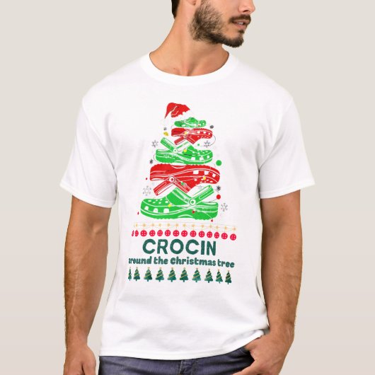 Crocin rond de kerstboom Classic T-Shirt (Voorkant)
