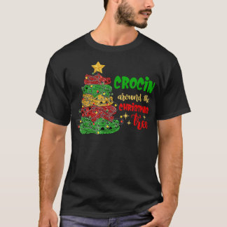 Crocin rond de kerstboom Funny Merry Chris T-shirt