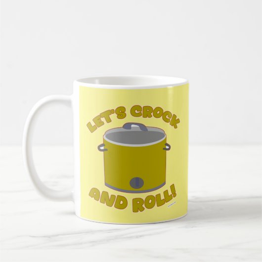 Crock and Roll Keuken Slow Cooker Art Motto Koffiemok (Links)