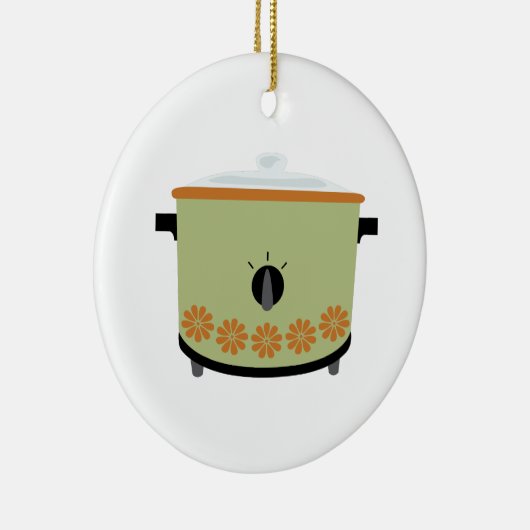 Crock Pot Keramisch Ornament (Rechts)