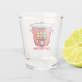 Crock Star Crock Pot gepersonaliseerd Shot Glas (Achterkant)