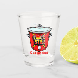 Crock Star Crock Pot gepersonaliseerd Shot Glas