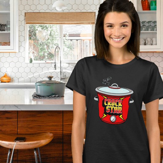 Crock Star Crock Pot Koken T-shirt