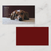 crockettsperfectpic, naam, adres 1, adres 2... visitekaartje (Voorkant / Achterkant)