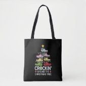 Crockin' Rond de kerstboom Tote Bag (Voorkant)