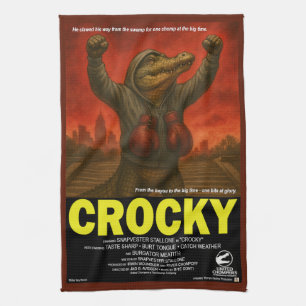 Crocky Klassieke Filmparodie Theedoek
