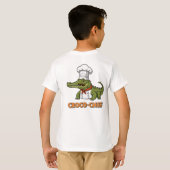Croco-Chef: Culinair meesterwerk T-shirt (Achterkant volledig)