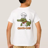 Croco-Chef: Culinair meesterwerk T-shirt (Achterkant)