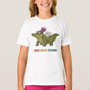 Croco-Graphic Designer: Kunst in stijl T-shirt