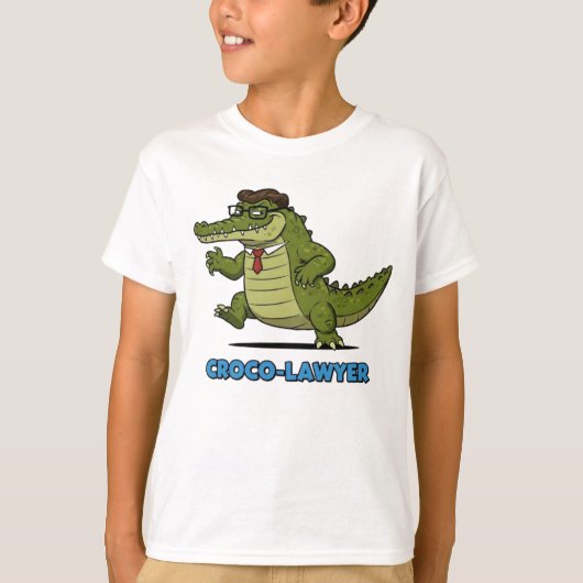 Croco-Lawyer: Gerechtigheid met stijl T-shirt (Voorkant)