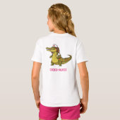 Croco-Nurse: Verzorging met charme T-shirt (Achterkant volledig)