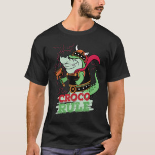 Croco Rule Wild Animal Crocodile T-shirt