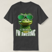 Croco Yeah Im Geweldige T-shirt (Design voorkant)