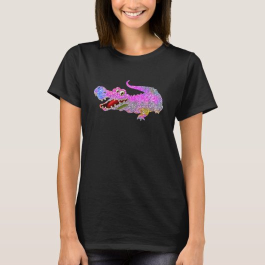 Crocodile Alligator Animal T-shirt (Voorkant)