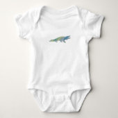 Crocodile Alligator Baby Bodysuit (Voorkant)