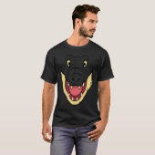 Crocodile Alligator Face Reptiles Zoo Animal Herpe T-shirt (Voorkant volledig)