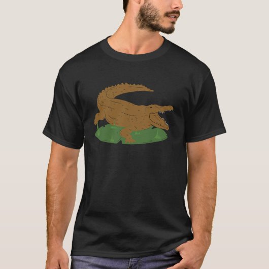 crocodile alligator reptile animals  2 t-shirt (Voorkant)