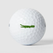 Crocodile Alligator Reptile Green animal Golf Bal (Voorkant)