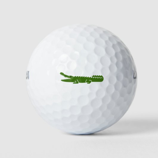 Crocodile Alligator Reptile Green animal Golf Bal (Voorkant)