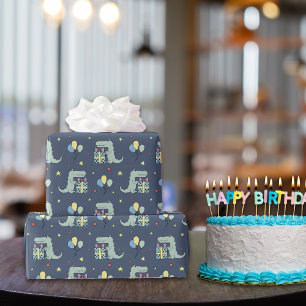 Crocodile Birthday Party Cadeaupapier