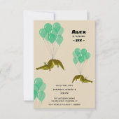 Crocodile Birthday Party Kaart (Voorkant)