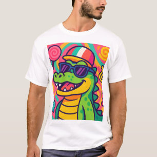 Crocodile Bomboncini Snoep Meme T-shirt