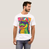 Crocodile Bomboncini Snoep Meme T-shirt (Voorkant volledig)