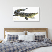 Crocodile Canvas Afdruk (Insitu (Slaapkamer))