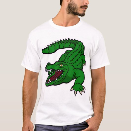 crocodile cartoon  t-shirt (Voorkant)