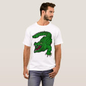 crocodile cartoon  t-shirt (Voorkant volledig)