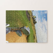 Crocodile Catching A Golf Ball, Jigzaag Puzzle Legpuzzel (Horizontaal)