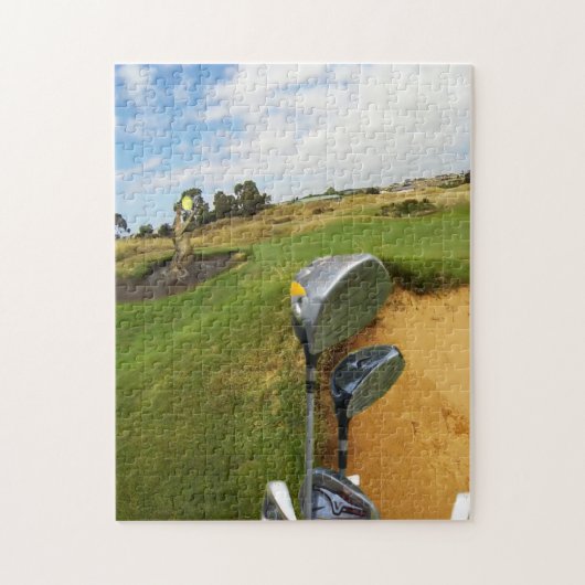 Crocodile Catching A Golf Ball, Jigzaag Puzzle Legpuzzel (Verticaal)