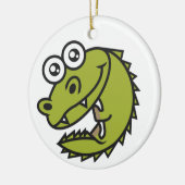 Crocodile Cute Baby Croc Keramisch Ornament (Links)
