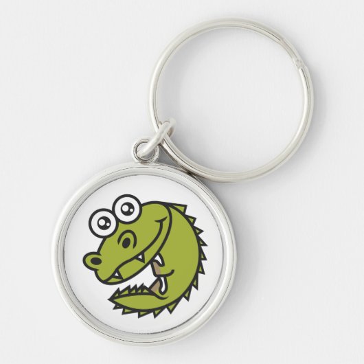 Crocodile Cute Baby Croc Sleutelhanger (Voorkant)