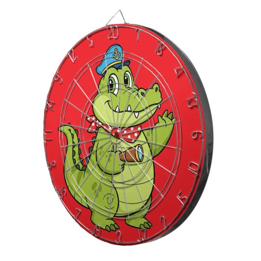 crocodile dartbord (Voorkant Rechts)