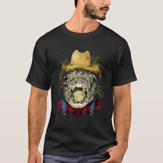 Crocodile Farmer Agriculture Rancher Allig T-shirt (Voorkant)