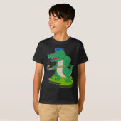 Crocodile Field hockey stick T-shirt (Voorkant volledig)