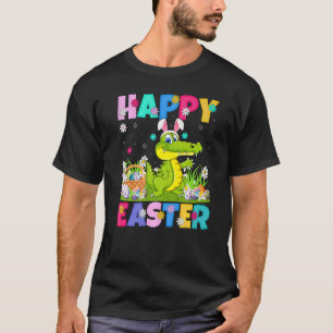 Crocodile Happy Paaster Bunny Crocodile Easter Sun T-shirt